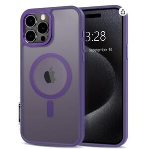 Anuck Case for iPhone 15 Pro Case Magnetic Phone Case Compatible with MagSafe
